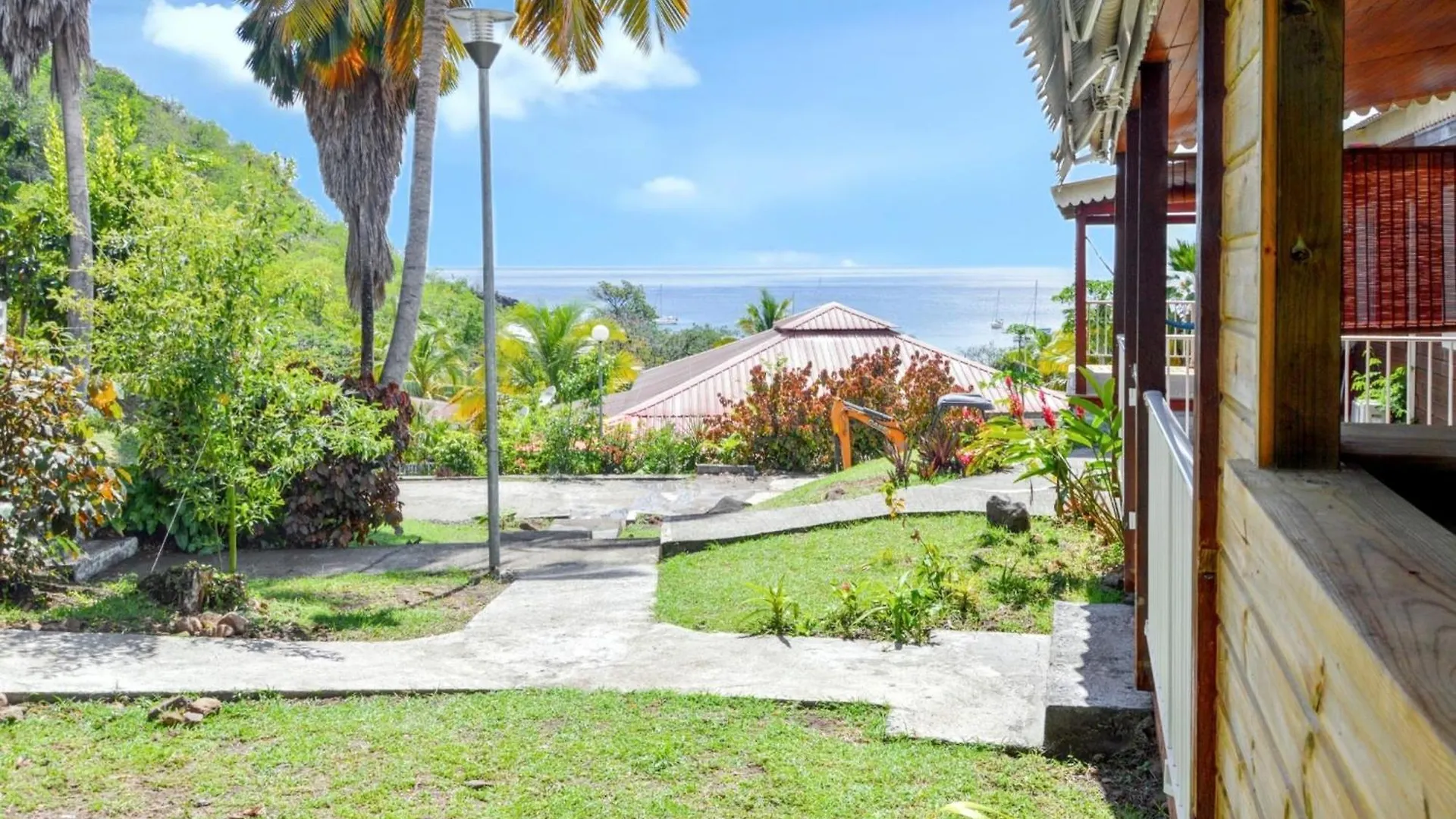 Bungalow Confortable Avec Vue Mer A Bouillante