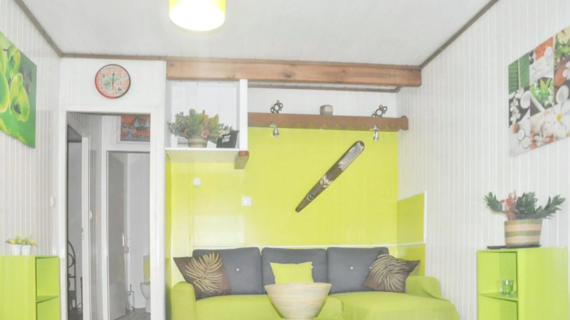 Bungalow Confortable Avec Vue Mer A Bouillante